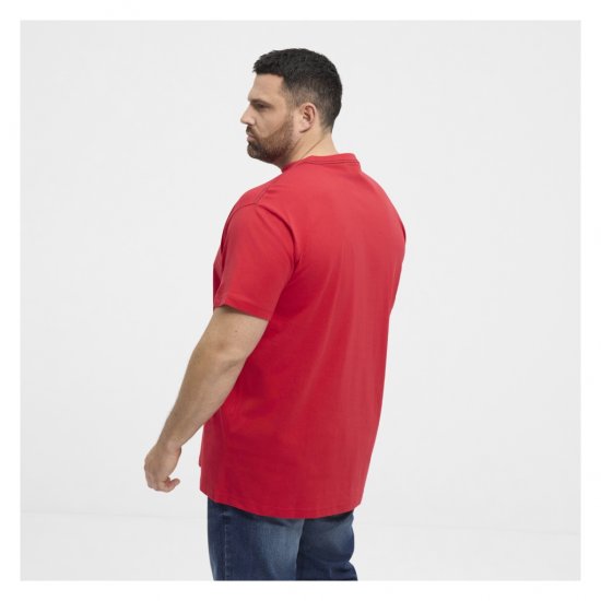 North Latitude Logo T-Shirt Red - Тениски - мъжки тениски големи размери