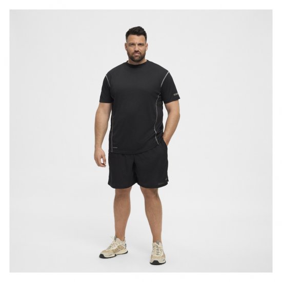 North Latitude Sport Tech T-Shirt Black - Тениски - мъжки тениски големи размери