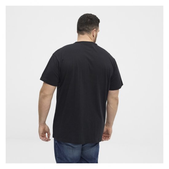 North Latitude Denim Printed Logo T-Shirt Black - Тениски - мъжки тениски големи размери