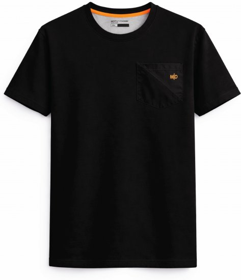 Motley Denim Milan Тениска Черен - Тениски - мъжки тениски големи размери