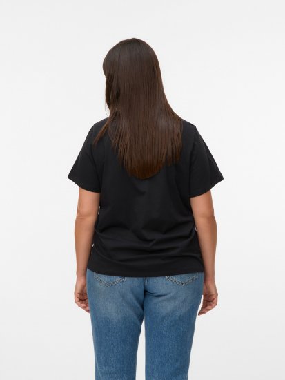 Vero Moda Paulina T-Shirt Black - Тениски - 