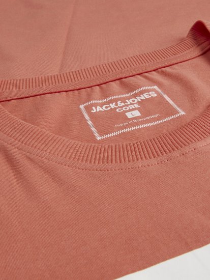 Jack & Jones Spring Logo T-Shirt Pink - Тениски - мъжки тениски големи размери