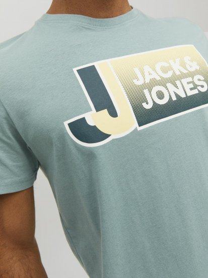 Jack & Jones Logan T-Shirt Grey - Тениски - мъжки тениски големи размери