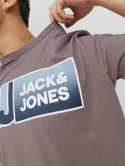Jack & Jones Logan T-Shirt Brown - Тениски - мъжки тениски големи размери