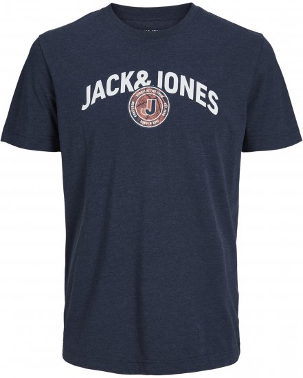 Jack & Jones Ounce T-Shirt Navy - Тениски - мъжки тениски големи размери