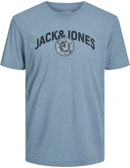 Jack & Jones Ounce Logo T-Shirt Turquoise - Тениски - мъжки тениски големи размери
