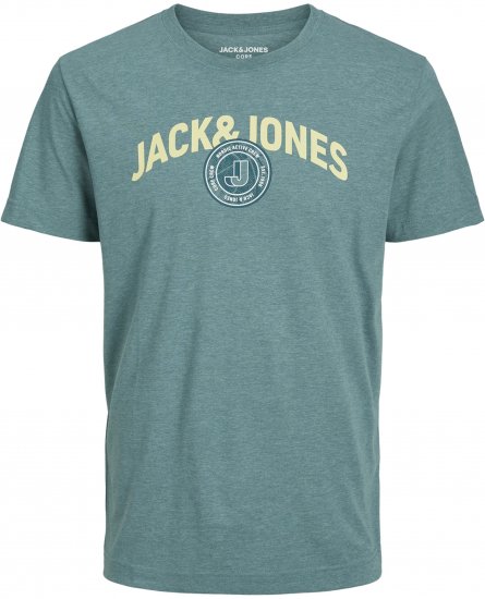 Jack & Jones Ounce Logo T-Shirt Grey - Тениски - мъжки тениски големи размери