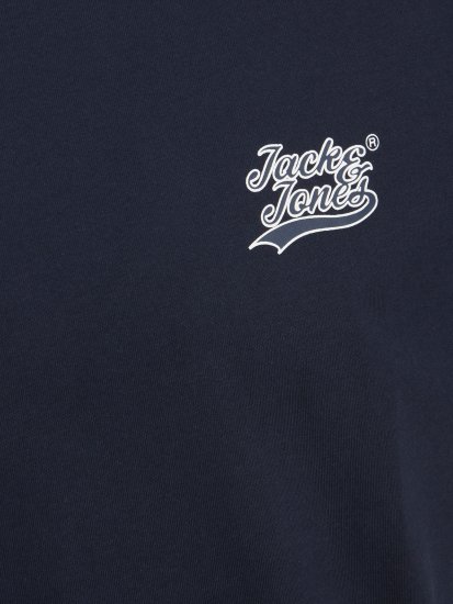 Jack & Jones Trevor T-Shirt Navy - Тениски - мъжки тениски големи размери