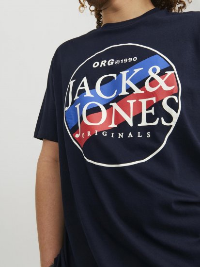Jack & Jones Codyy T-Shirt Navy - Тениски - мъжки тениски големи размери