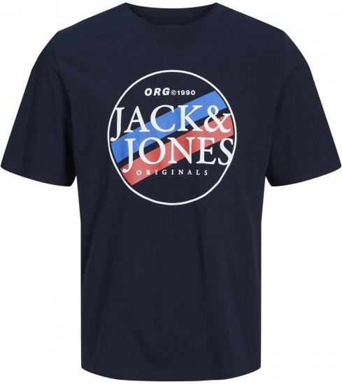 Jack & Jones Codyy T-Shirt Navy - Тениски - мъжки тениски големи размери