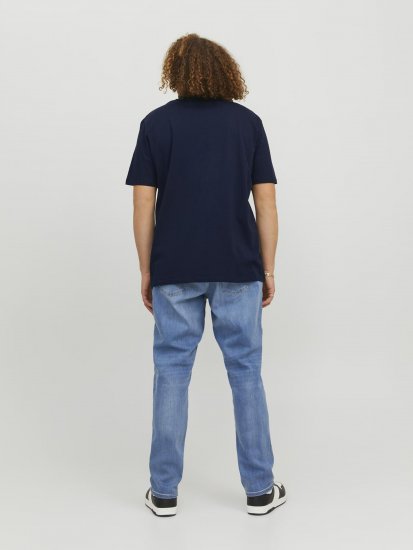 Jack & Jones Copenhagen Photo T-Shirt Navy - Тениски - мъжки тениски големи размери