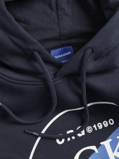 Jack & Jones Codyy Hoodie Navy - Суичъри & cуичъри с качулка - мъжки суичъри големи размери