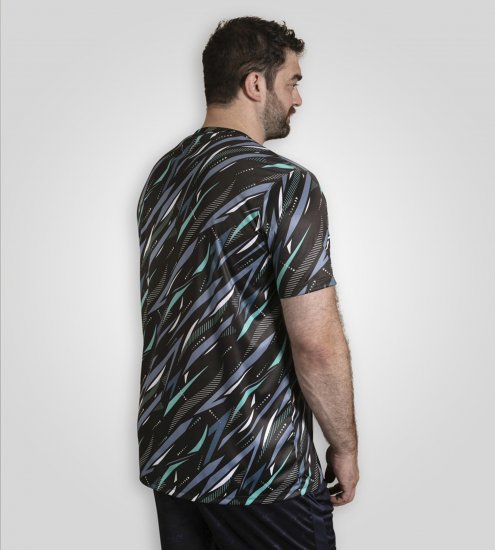 D555 Nottingham T-shirt Lightweight Black - Тениски - мъжки тениски големи размери