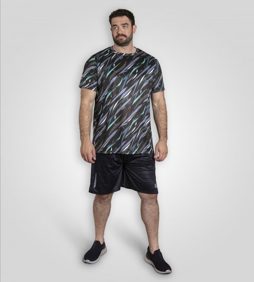 D555 Nottingham T-shirt Lightweight Black - Тениски - мъжки тениски големи размери