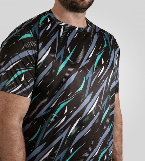 D555 Nottingham T-shirt Lightweight Black - Тениски - мъжки тениски големи размери