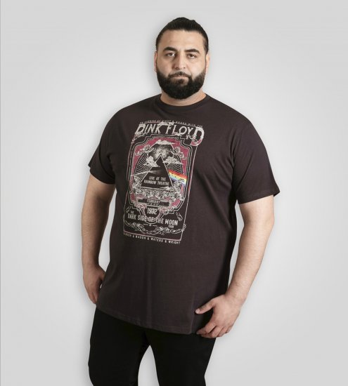 D555 Blackpool T-Shirt Official Pink Floyd Black - Тениски - мъжки тениски големи размери
