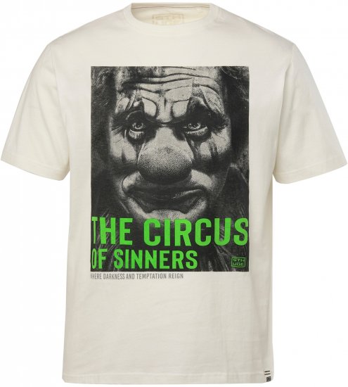STHUGE T-Shirt Circus Of Sinners White - Тениски - мъжки тениски големи размери