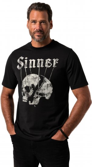 JP1880 T-Shirt Sinner Black - Тениски - мъжки тениски големи размери