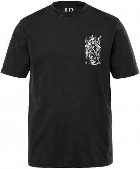 JP1880 T-Shirt Vintage Skeleton Black - Тениски - мъжки тениски големи размери