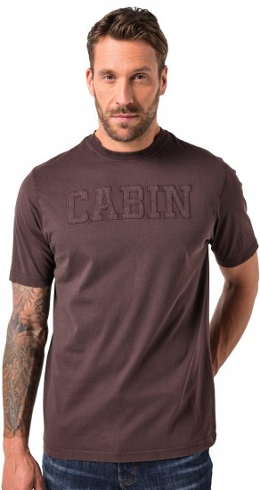 JP1880 T-Shirt Cabin Vintage Mocha TALL - МЪЖКО ОБЛЕКЛО MT-6XLT - дрехи за високи мъже
