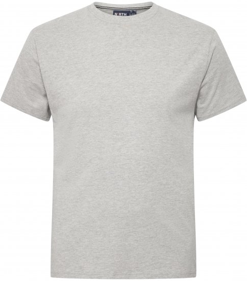 North Latitude T-Shirt O-Neck Grey Melange TALL - TALL T-shirts - 