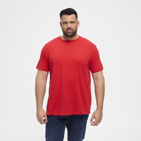 North Latitude T-Shirt O-Neck Red TALL - TALL T-shirts - Тениски за високи мъже