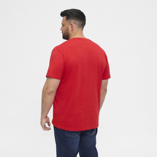North Latitude T-Shirt O-Neck Red TALL - TALL T-shirts - Тениски за високи мъже