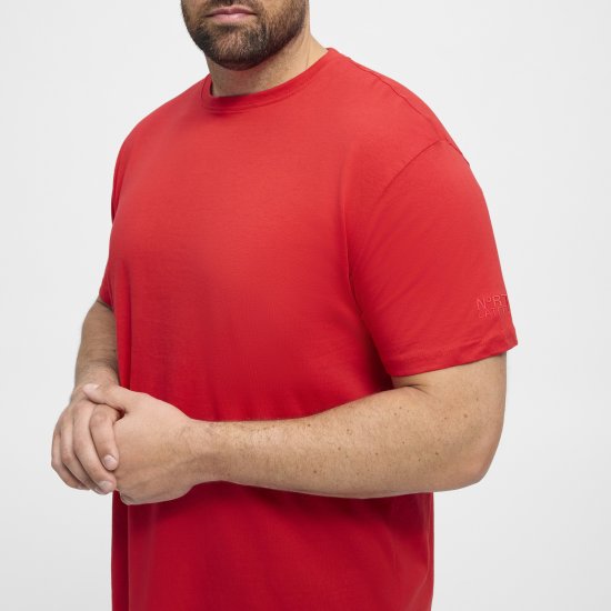 North Latitude T-Shirt O-Neck Red TALL - TALL T-shirts - Тениски за високи мъже