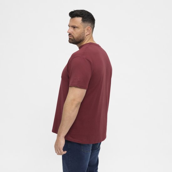 North Latitude T-Shirt O-Neck Bordeaux TALL - TALL T-shirts - Тениски за високи мъже