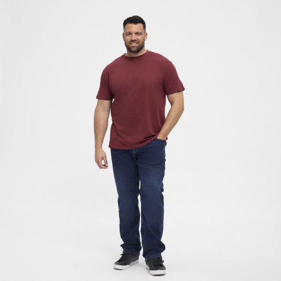 North Latitude T-Shirt O-Neck Bordeaux TALL - TALL T-shirts - Тениски за високи мъже