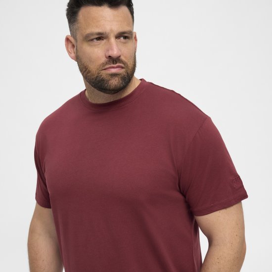 North Latitude T-Shirt O-Neck Bordeaux TALL - TALL T-shirts - Тениски за високи мъже