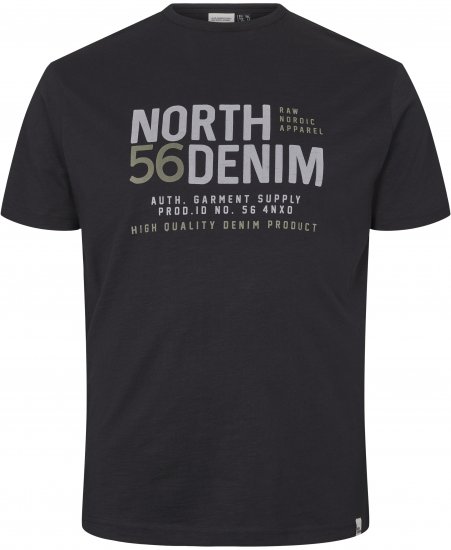 North Latitude Denim Printed T-Shirt Black TALL - TALL T-shirts - Тениски за високи мъже