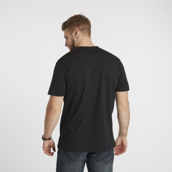 North Latitude Denim Printed T-Shirt Black TALL - TALL T-shirts - Тениски за високи мъже