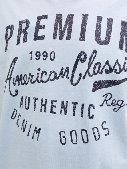 Jack & Jones Alex Тениска Светлосиня - Тениски - мъжки тениски големи размери