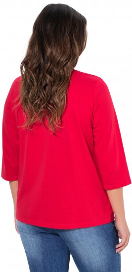 Ulla Popken City Name Graphic Tee Lychee - Печатни тениски за жени - 