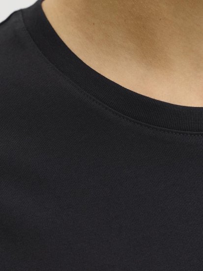 Jack & Jones Dover Denim O-Neck T-Shirt Black - Тениски - мъжки тениски големи размери