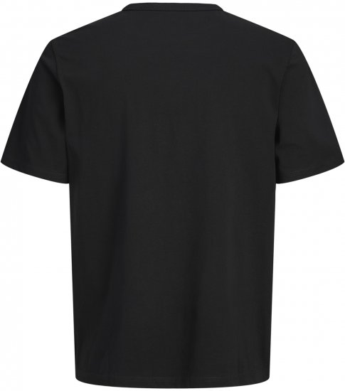 Jack & Jones College Logo Crew Neck T-Shirt Black - Тениски - мъжки тениски големи размери