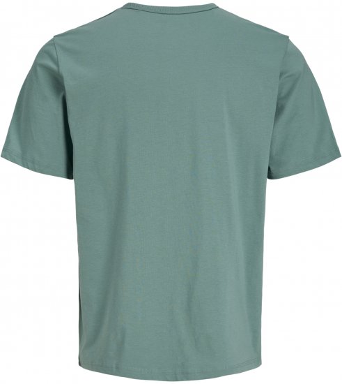 Jack & Jones College Logo Crew Neck T-Shirt Turquoise - Тениски - мъжки тениски големи размери