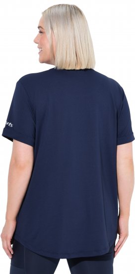 Ulla Popken UPF 50 Quick Drying Tee Navy - Тениски - 