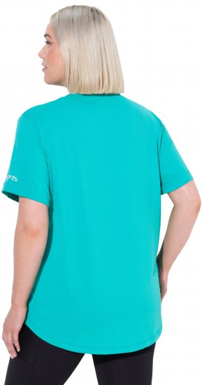 Ulla Popken UPF 50 Quick Drying Tee Turquoise - Тениски - 