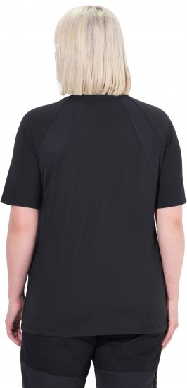 Ulla Popken Quick-Drying Short Sleeve T-Shirt Black - Тениски - 