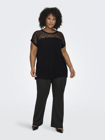 Only Carmakoma Flake Top Black - Топове - 