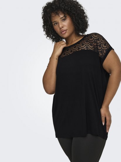 Only Carmakoma Flake Top Black - Топове - 