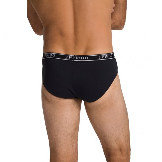 JP1880 Briefs Stretch Cotton 2-Pack Black - Бельо & Бански шорти - Мъжко бельо големи размери