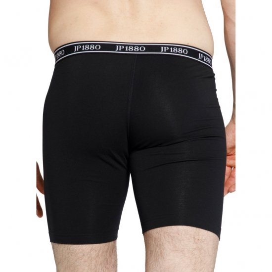 JP1880 Boxers Flexnamic OEKO-TEX Long Black - Бельо & Бански шорти - Мъжко бельо големи размери