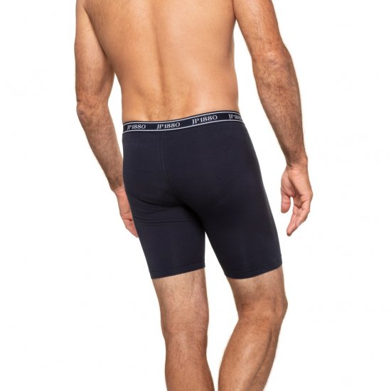 JP1880 Boxers Long OEKO-TEX Flexnamic Navy - Бельо & Бански шорти - Мъжко бельо големи размери