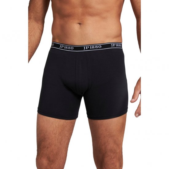 JP1880 Boxershorts FLEXNAMIC Black - Бельо & Бански шорти - Мъжко бельо големи размери