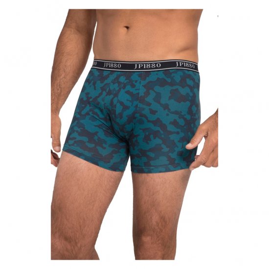 JP1880 Boxershorts Flexnamic OEKO-TEX Mid 2-Pack Blue - Бельо & Бански шорти - Мъжко бельо големи размери