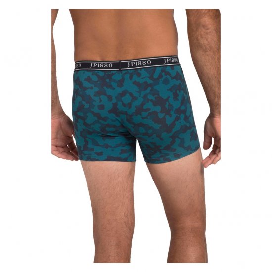 JP1880 Boxershorts Flexnamic OEKO-TEX Mid 2-Pack Blue - Бельо & Бански шорти - Мъжко бельо големи размери