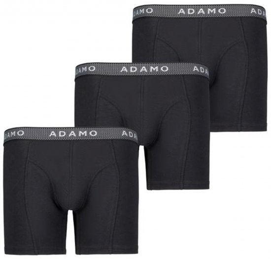 Adamo Jerry Maxi Boxers 702 Black 3-pack - Бельо & Бански шорти - Мъжко бельо големи размери
